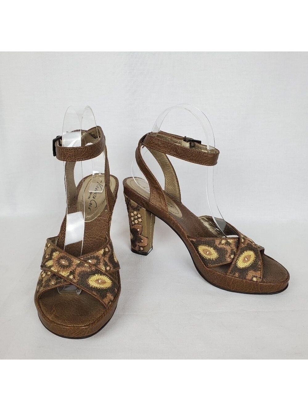 Kenneth Cole floral heels